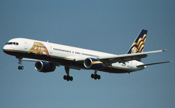 An American Trans Air 757-200. Photo: Justin Cederholm